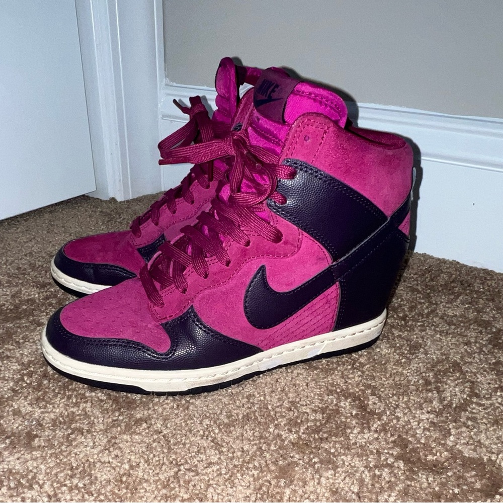 Nike Dunk Wedges size 7